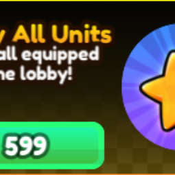 Anime Vanguards - Display All Units [599r] 0